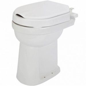 Toiletverhoger etac hi-loo vastgemonteerd met deksel 6 cm wit (draagvermogen tot 150 kg)