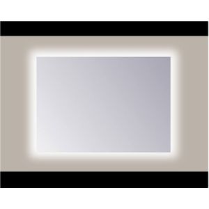 Spiegel sanicare q-mirrors zonder omlijsting 60x60 cm rondom cold white led pp geslepen