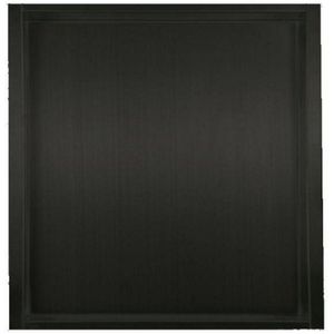Inbouwnis sanilux wandmontage 30x30 cm mat zwart