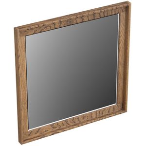 Spiegel forzalaqua reno vierkant 50x2x50 cm eiken castle brown
