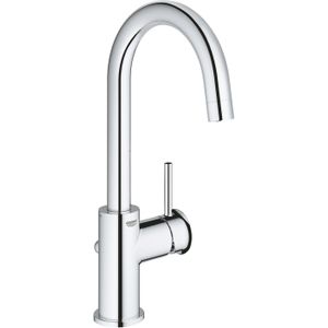 Wastafelkraan grohe start classic 1-gats l-size met waste chroom