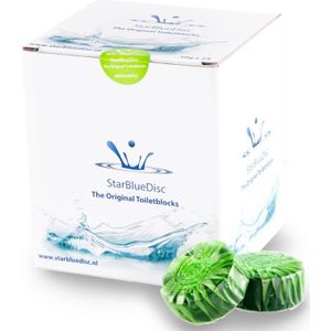 24 geberit starbluedisc toiletblokjes groen jaarverpakking