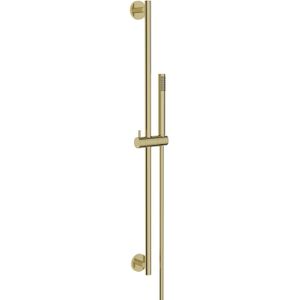 Glijstangset Wiesbaden Remi Met Staafhanddouche 1 Stand 150 cm Geborsteld Messing