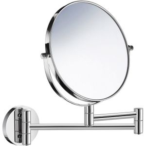 Make-up spiegel /scheerspiegel saniclass exclusive 17 cm wandmontage 7x vergrotend chroom