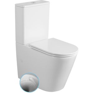 BWS - AVI Duoblok - Glans Wit - Vortex Rimless Technologie - Inclusief Zitting PK