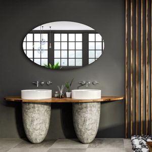 BWS Badkamerspiegel | Spark Ovale | met LED verlichting | 90x140cm