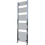 Radiator sanilux lydia 120x60 cm chroom 703 watt (incl. Bevestigingsset , blindstop en ontluchter)