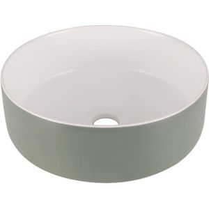 Waskom Differnz Mira 12x36 cm Groen/Wit