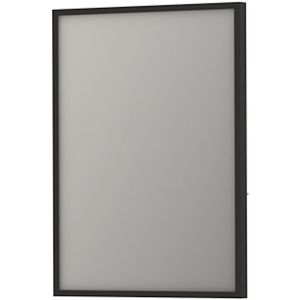 Spiegel ink sp18 rechthoek in stalen kader 60x4x80 cm mat zwart