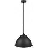 Hanglamp sanimex njoy industrieel ip20 met e27 fitting 380x250 mm zwart