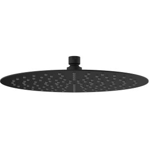 Hoofddouche ufo ultra plat bws 30 cm mat zwart