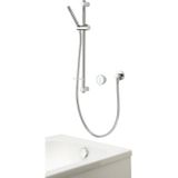 Black Friday: -10% - Douchekraan aqualisa blue smart inbouwmodel 70 cm met staafdouche en badvuller chroom