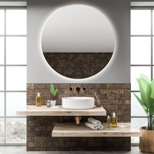 BWS Badkamerspiegel | Spark | Rond | met LED verlichting | 40cm