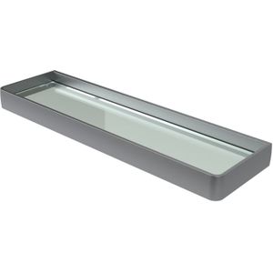 Planchet haceka aline grey 46x3,5 cm aluminium mat grijs