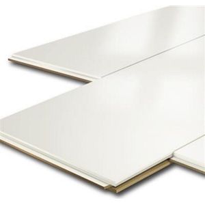 Plafondpanelen MDF Sanimex Hoogglans Wit 129 cm x 29 cm x 1,2 cm (Doosinhoud: 1,87 m2)