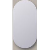 Spiegel sanicare q-mirrors 70x100 cm ovaal/rond incl. Ophangmateriaal