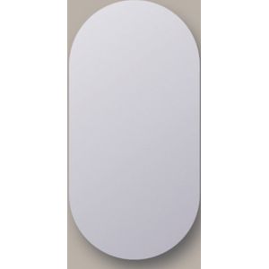 Spiegel sanicare q-mirrors 70x100 cm ovaal/rond incl. Ophangmateriaal