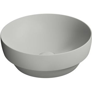 Keramische Opbouw Waskom Sapho Pura dia. 40 cm Licht Grijs