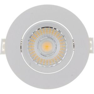 Inbouw LED-spot 4 Stuks Sanimex Njoy IP44 Dimbaar 6W 430 Lumen Mat Wit
