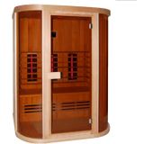 Infrarood sauna safir 152x112 cm 2400w 3 persoons