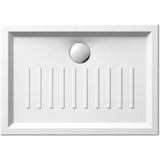 Douchebak keramiek sapho gsi 100x70x6 cm rechthoek wit