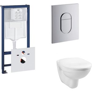 Grohe rapid sl toiletset set01 basic smart met grohe arena of skate drukplaat
