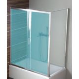 Zijwand sapho deep 90x150 cm 6 mm helder glas tbv nisdeur en douchebak deep