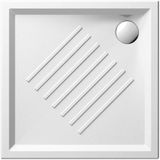 Douchebak keramiek sapho gsi 80x80x6 cm vierkant wit