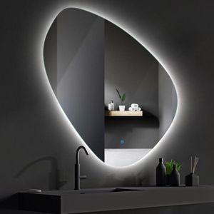 Bws badkamerspiegel | spark pendel | met led verlichting | 100x100 cm
