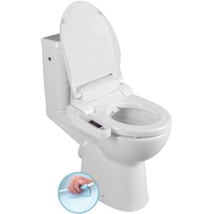 Verhoogd Toilet Elektrisch Bidet Sapho Handicap P-Trap Wit