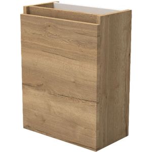 Fonteinkast Sanilux Trendline 52x40x22 cm Links Softclose Natural Oak