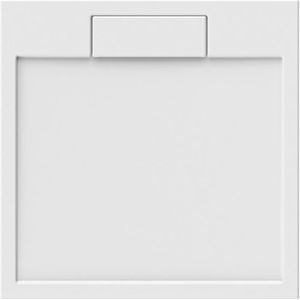 Douchebak allibert puretex vierkant 90x90x4,5 cm glanzend wit (afvoer optioneel)