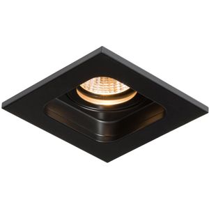Boss & Wessing - Kiana 1 - Inbouwspot - Zwart - GU10 - 10x10x9cm