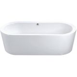 Vrijstaand ligbad sique 178x82x58 cm wit