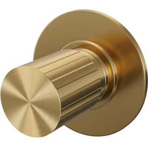 Brauer Stripe losse inbouw stopkraan met in- en afbouwdelen goud geborsteld PVD
