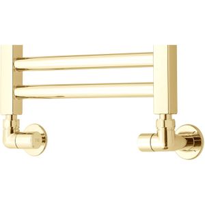 Radiator Zij-Aansluitset TVS Ventile 150 Goud