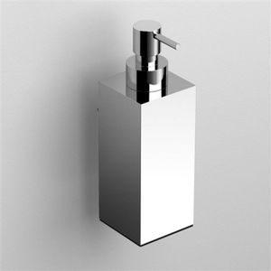 Clou Quadria zeepdispenser wandmodel chroom B5.5xH17.6xD9.4cm