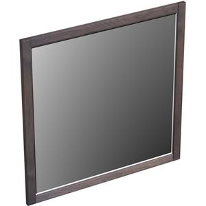 Spiegel forzalaqua gela 80x2x80 cm vierkant eiken charcoal