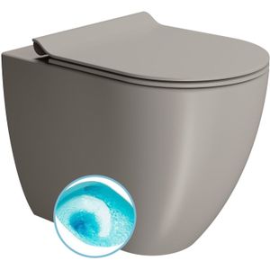 Toilet Closet Swirlflush S-Trap/P-Trap Sapho Pura 36x55 Mat Grijs