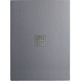 Douchebak vm go krypton 160x90x3 cm polybeton rechthoek grijs