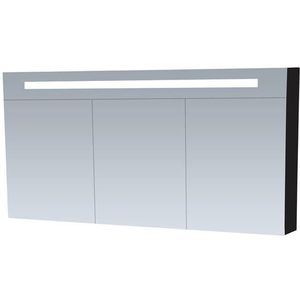 Spiegelkast double face exclusive line 140 cm hoogglans zwart