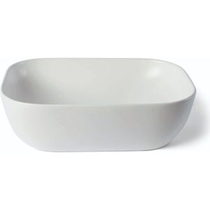 Waskom Luca Sanitair Ceramics Rechthoekig 45,5x45,5x13,5 Keramiek Mat Wit