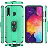 Samsung Galaxy A20 Ring Holder Rugged TPU Case - Groen