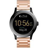 Just in Case Metalen armband voor Fossil Q Founder 2.0 - Rose Gold