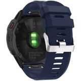 Just in Case Garmin Fenix 6X / 6X Pro Siliconen Sportbandje Blauw