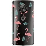 Motorola Moto X4 Hoesje Flamingo Pattern
