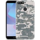 Huawei Y6 2018 Hoesje Army Digi Camouflage