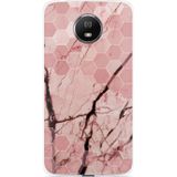 Motorola Moto G5S Hoesje Pink Marble