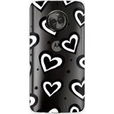 Motorola Moto X4 Hoesje Watercolor Hearts