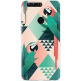 Honor 8 Hoesje Exotic Trendy Parrots